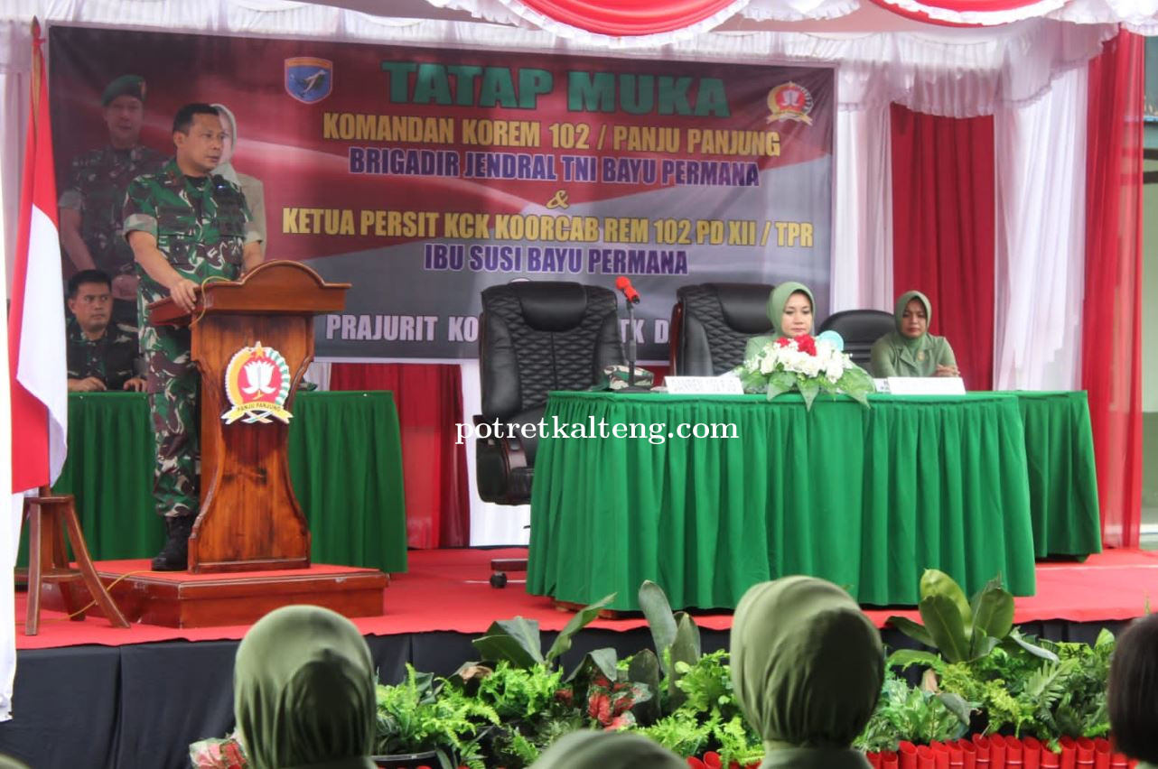 Ini Pesan Danrem 102 Panju Panjung Kepada Prajurit Saat Kunker ke Kodim/1012 Buntok