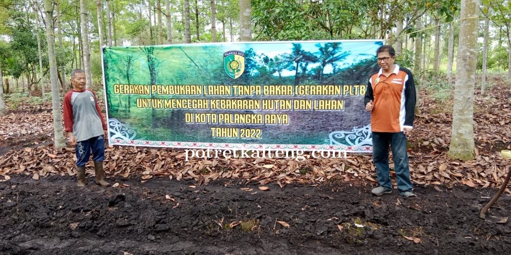 Cegah Karhutla, Dinas Lingkungan Hidup Kota Palangka Raya Menggelar Praktek PLTB di Kelurahan Kalamp