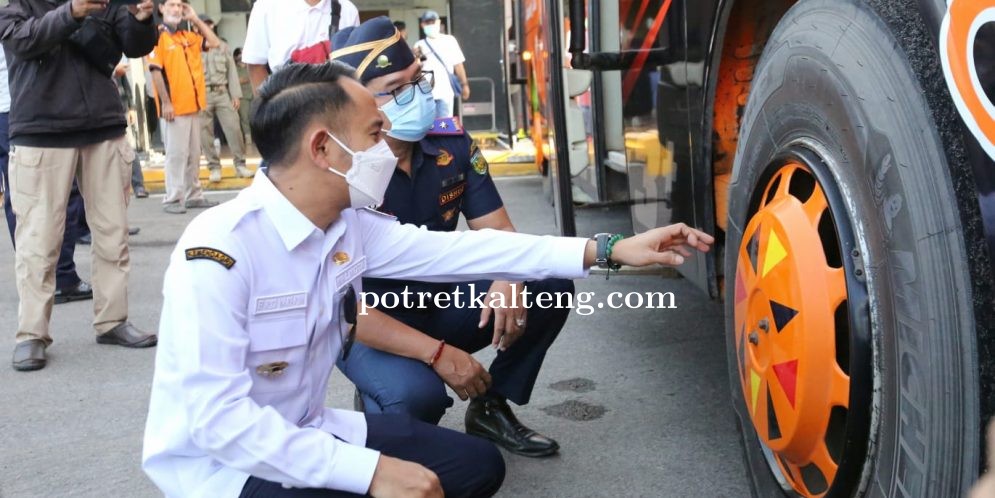 Walikota Palangka Raya, Memastikan Kesiapan Angkutan Mudik Lebaran Tahun 1443 Hijriah