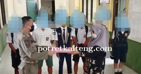 Bolos Sekolah, Pelajar SMP di Kapuas Diciduk Pol PP.