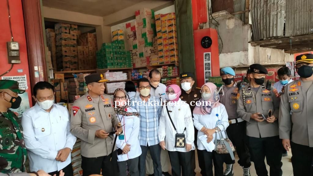 P4B Sambut Kedatangan Wagub Dan Kapolda Kalteng Dipasar Besar