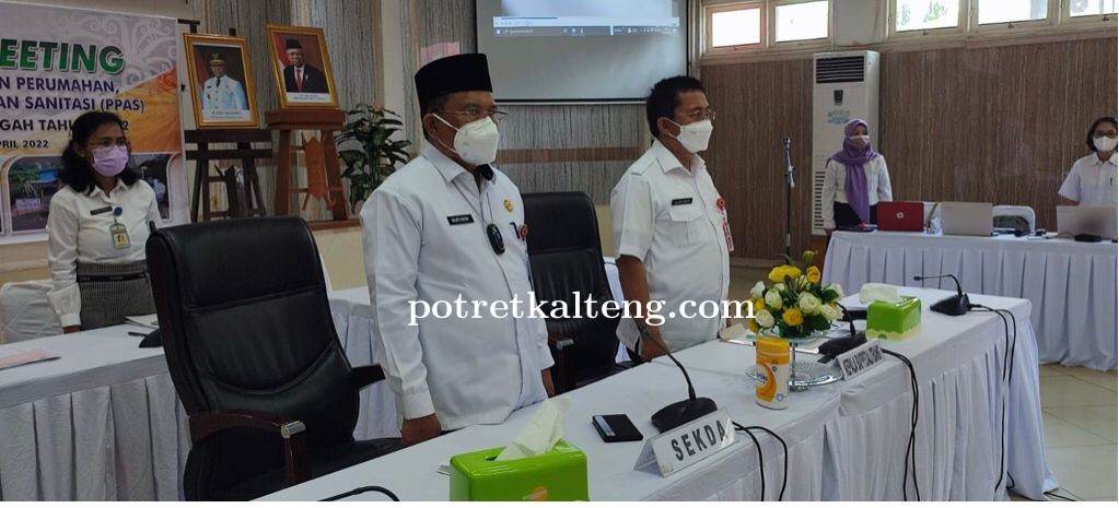 Pj. Sekda Kalteng Buka Meeting Program Pembangunan Perumahan, Permukiman, Air Minum dan Sanitasi Pro