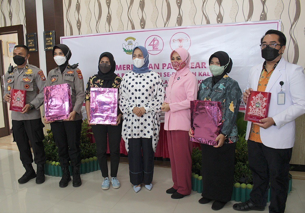 Bhayangkari Kalteng Gelar Kegiatan Pap Smear Guna Deteksi Dini Kanker Serviks diRumkit Bhayangkara