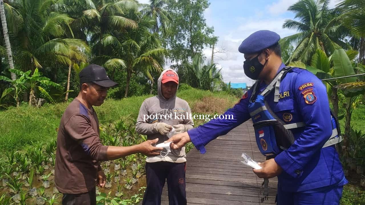 Meski Prokes Telah di Loggarkan Pemerintah, Ditpolairud Tetap Ajak Masyarakat Jaga Kesehatan