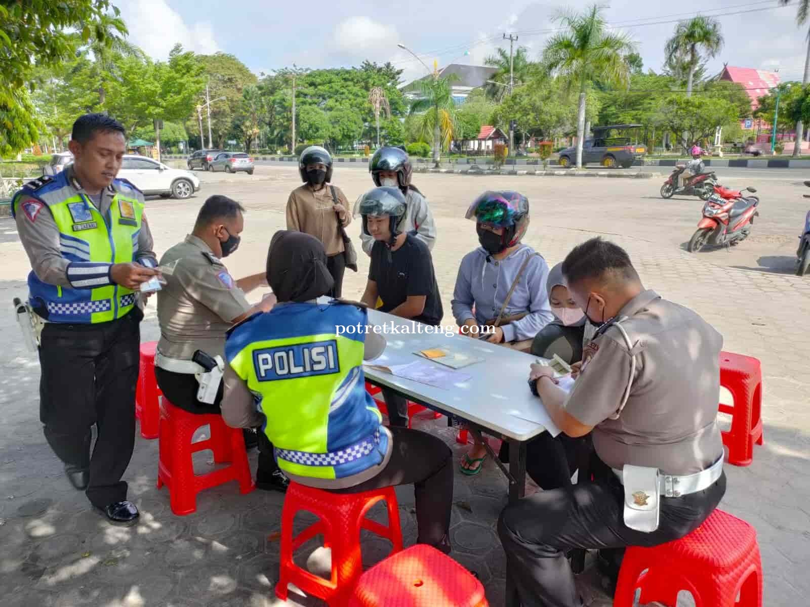 Ditlantas Polda Kalteng Tilang 37 Pengendara