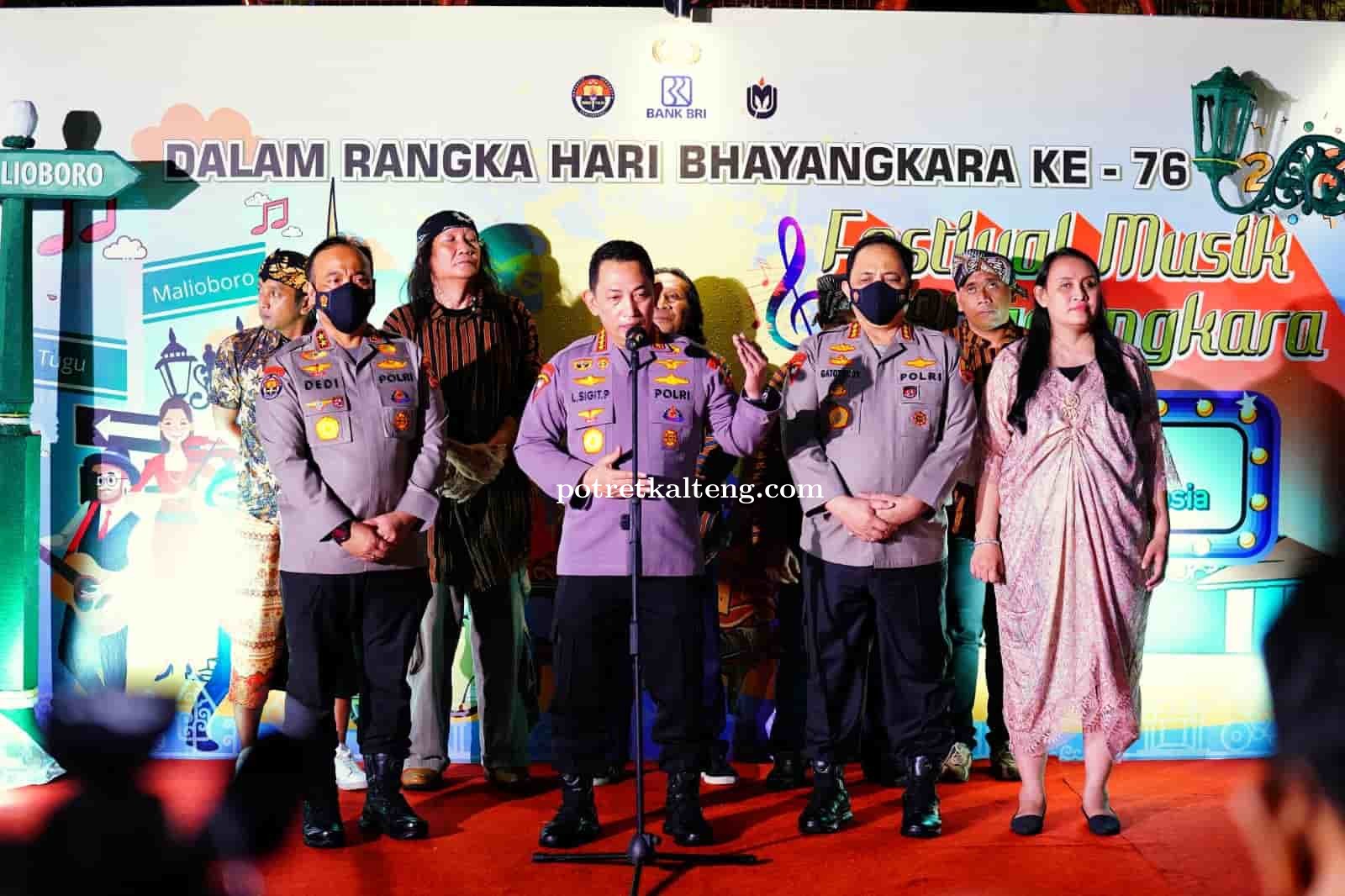 Kapolri Tutup Festival Musik Jalanan dan Tekankan Komitmen Bangun Ruang Demokrasi yang Positif untuk