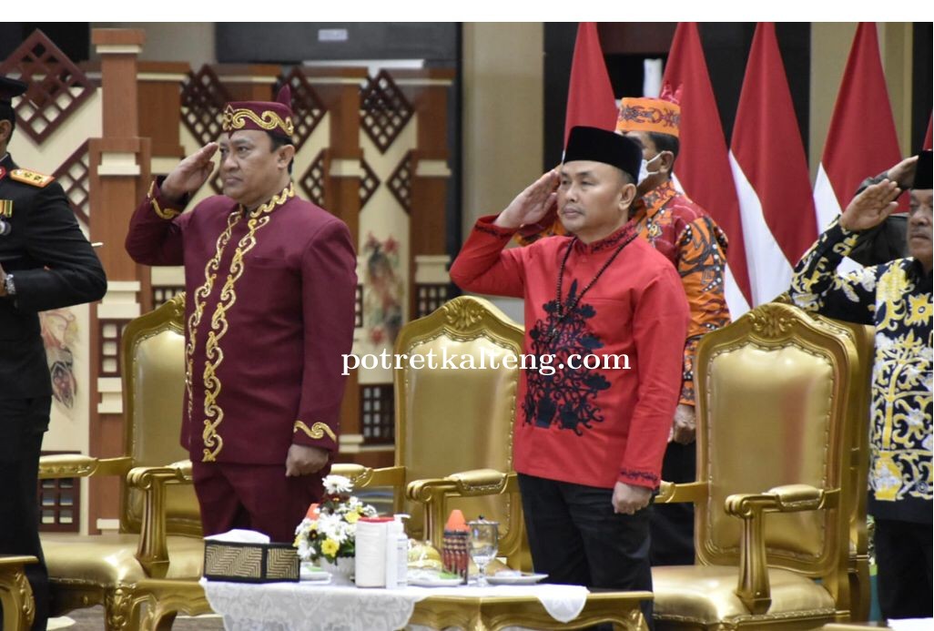 Gubernur Kalteng Ikuti Upacara Peringatan Hari Lahir Pancasila