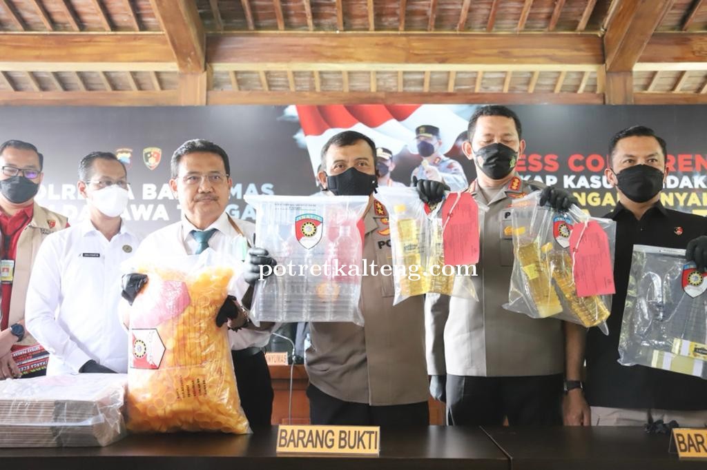 14 Ton Minyak Goreng Kemasan Tanpa Izin Edar Disita Polda Jawa Tengah