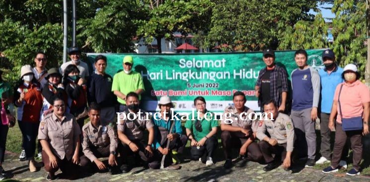 DLH Kota Palangkaraya Rayakan Hari Lingkungan Hidup Sedunia di Car Free Day