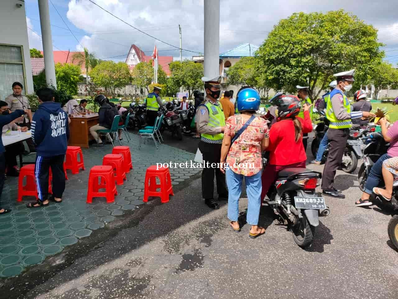 Ditlantas Polda Kalteng Amankan 96 Pelanggar Lalu Lintas