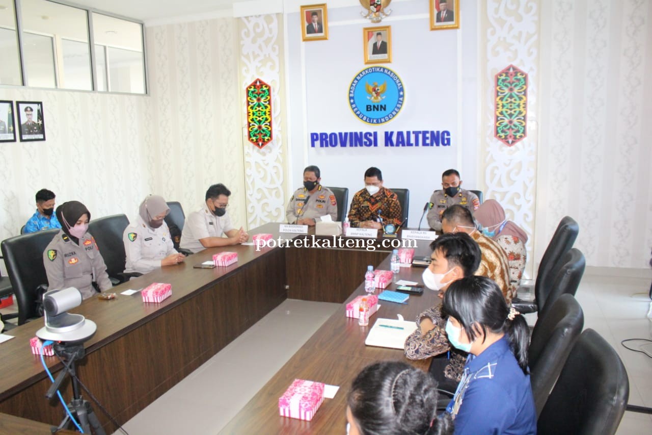 Biddokkes Polda Kalteng Dan Rumah Sakit Bhayangkara Jalin Kerjasama Bersama BNNP Kalteng