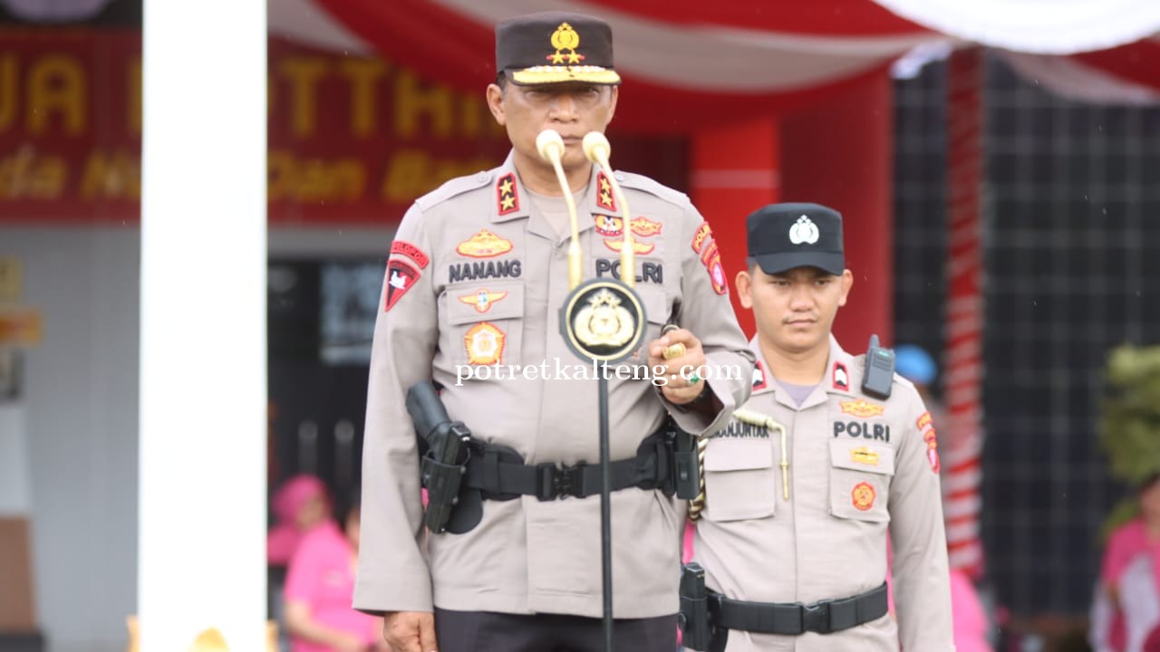 374 Personel Polda Kalteng Naik Pangkat