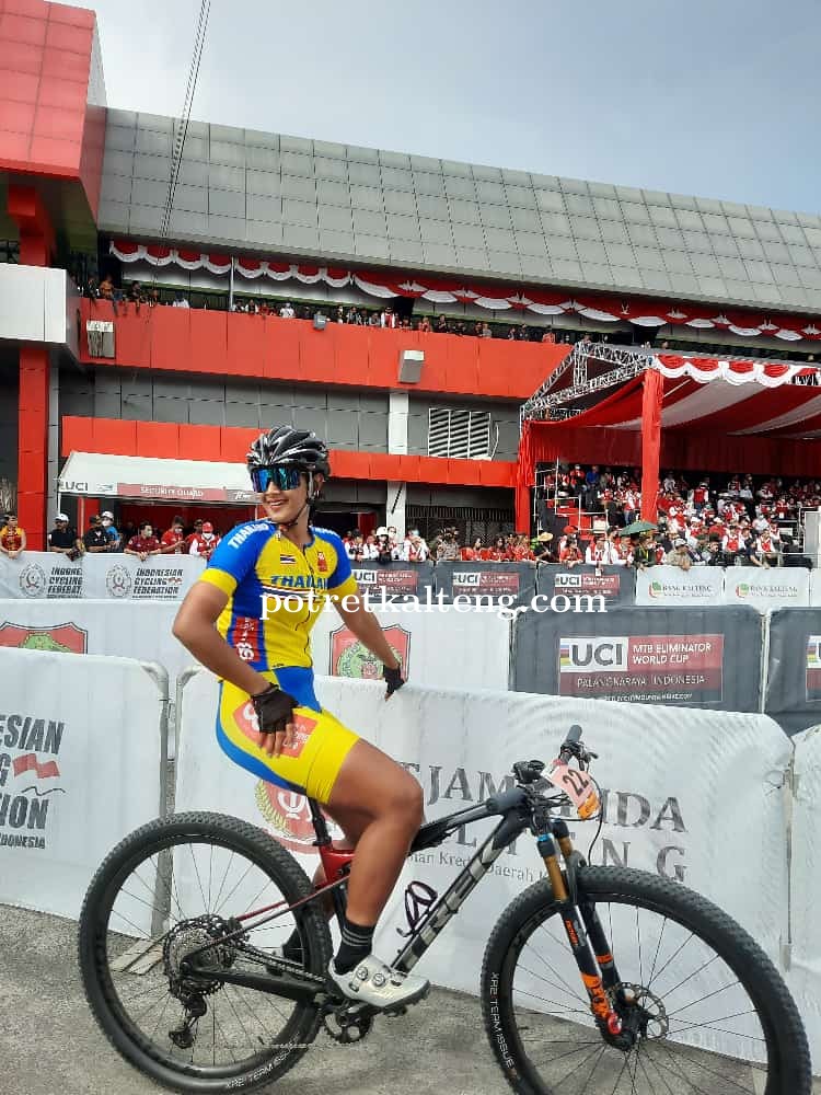 UC MTB Eliminator World Cup seri ke-8, Pembalap Asal Thailand Curi Perhatian Masyarakat