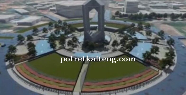 Renovasi Bundaran Besar Bakal Menjadi Ikon dan Landmark Kota Palangka Raya