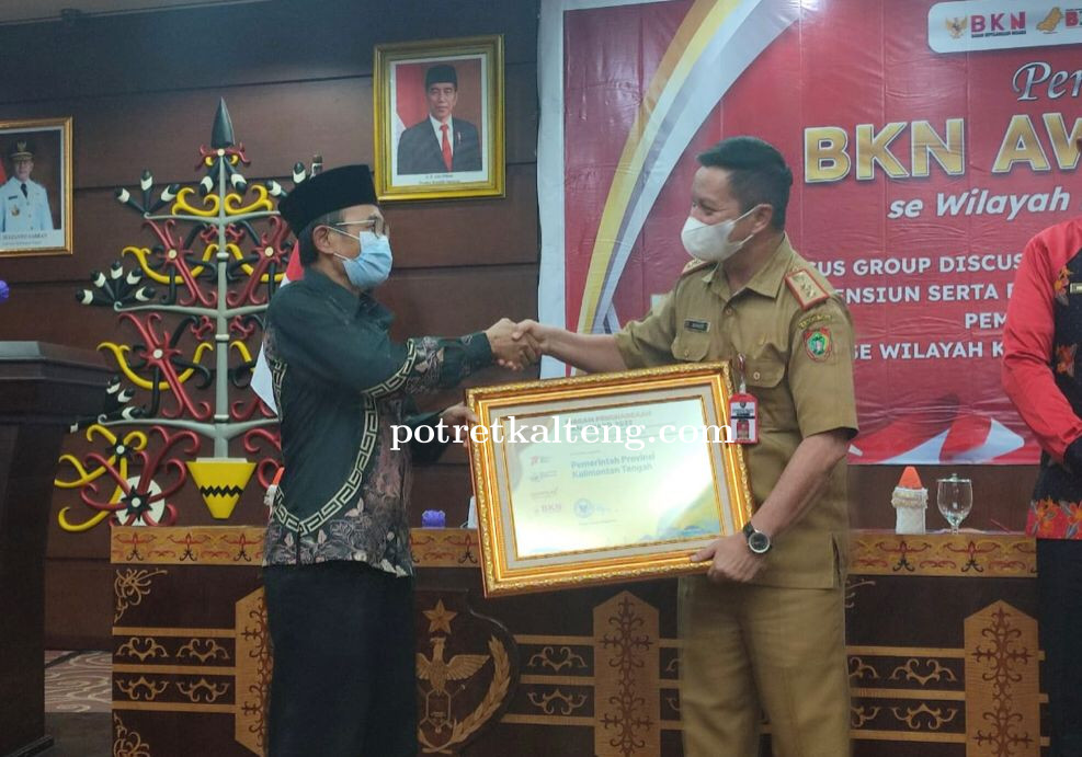 Pemprov Kalteng Terima Penghargaan BKN Award 2022