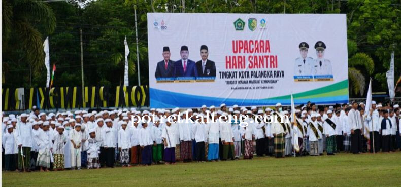 Pemerintah Kota Palangka Raya Gelar Upacara Peringatan Hari Santri Nasional