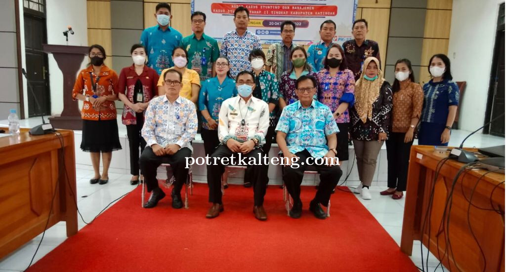 Wakil Bupati Katingan Hadiri Diskusi Panel Kasus Stunting dan Manajemen Kasus Stunting Tahun 2022