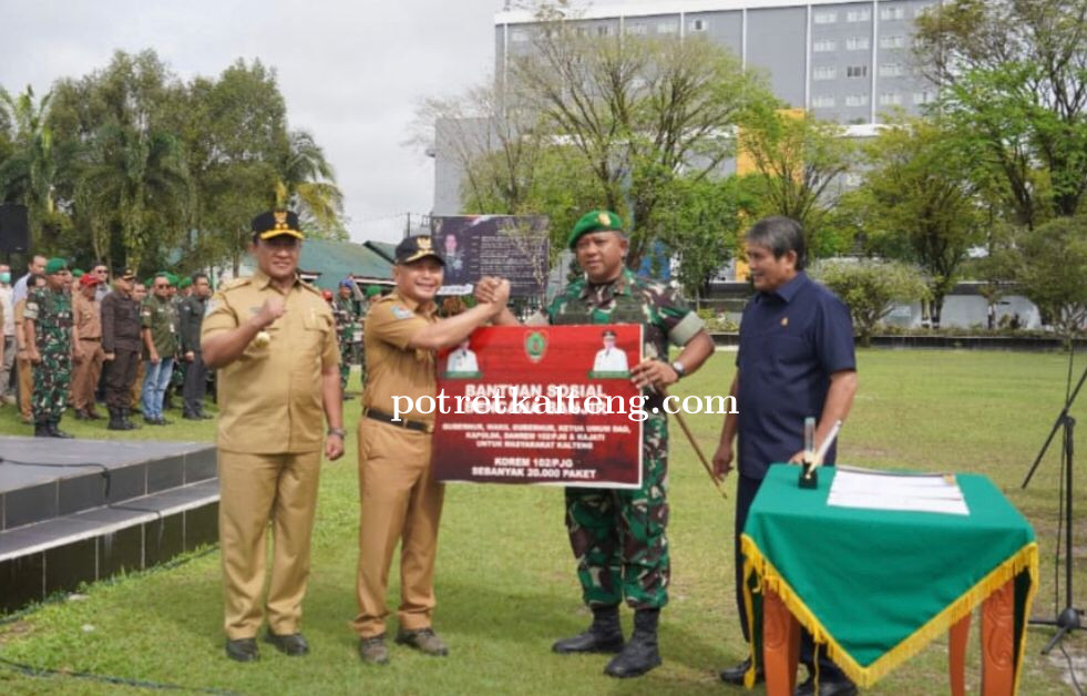 Bantuan Paket Sembako Bagi Masyarakat Terdampak Banjir di Kalteng Sudah Mulai Didistribusikan