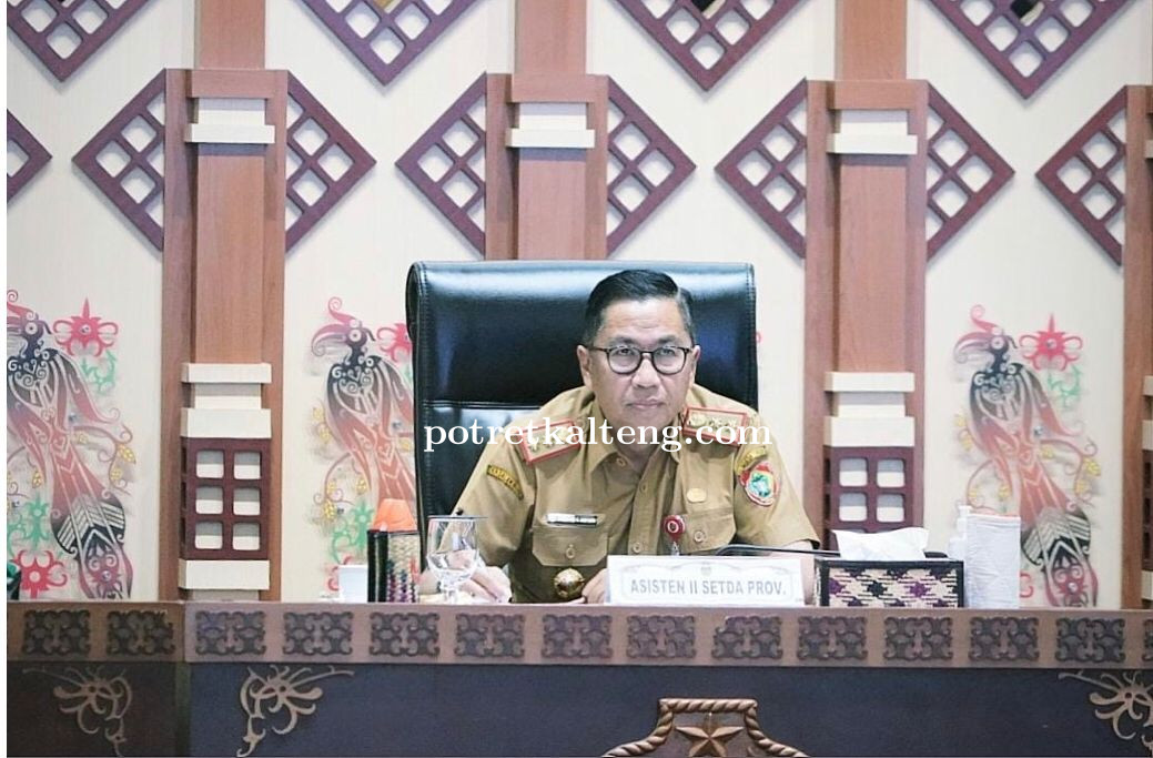 Asisten Ekonomi Pembangunan Prov. Kalteng Hadiri Rakor Pengendalian Inflasi di Daerah