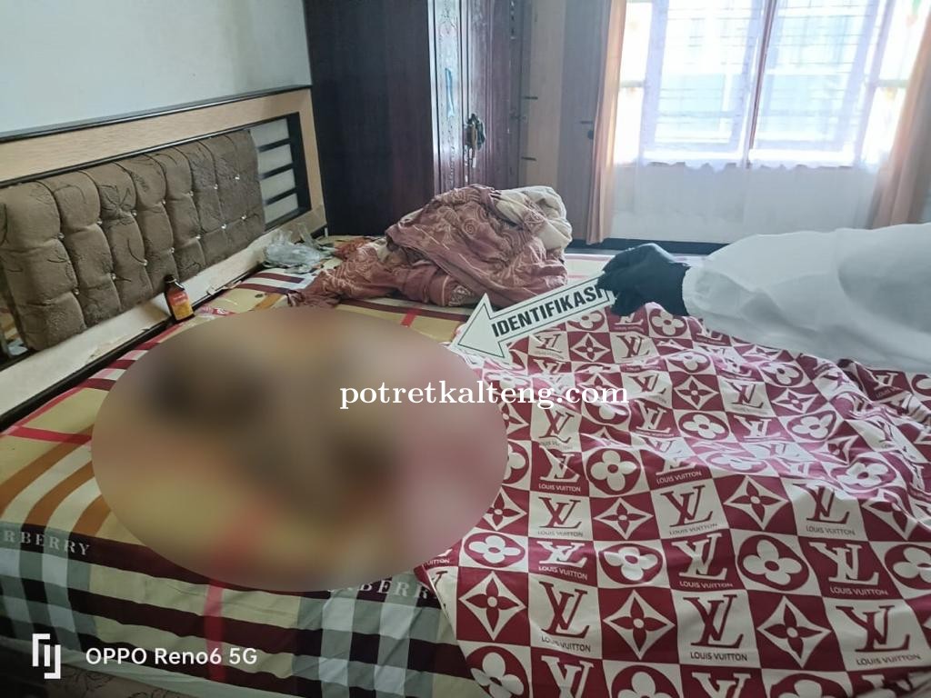 Dapat Laporan Adanya Penemuan Mayat di Jalan Aries, Personil Polsek Pahandut Datangi TKP