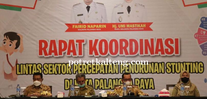 Pemko Palangka Raya Gelar Rakor Penanganan Percepatan Penurunan Stunting di Palangka Raya