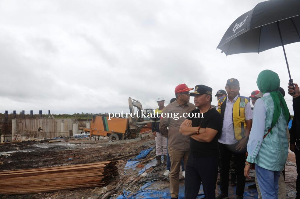Gubernur Kalteng Tinjau Infrastruktur Irigasi di Dadahup, Gubernur : Optimis PSN Food Estate Berhasi