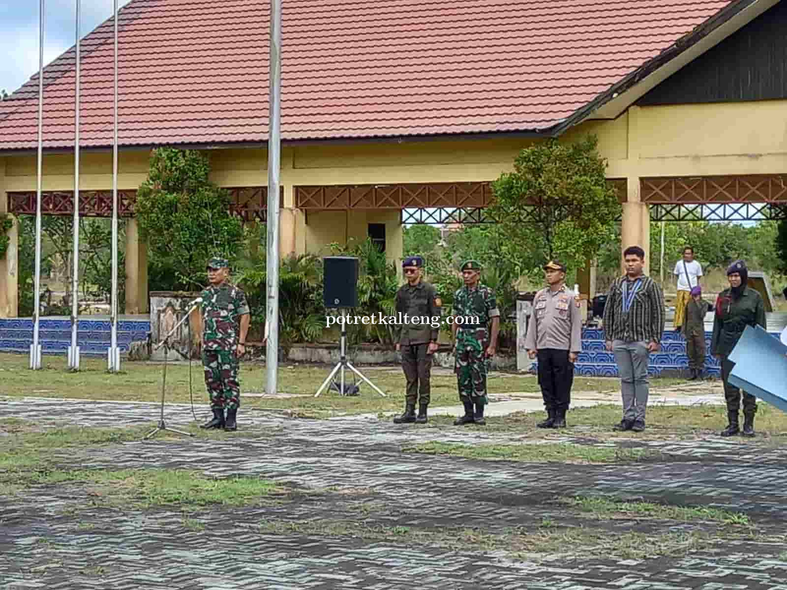 Pasi intel Hadiri Pembukaan Diksar Menwa Maha Raya Universitas Palangka Raya