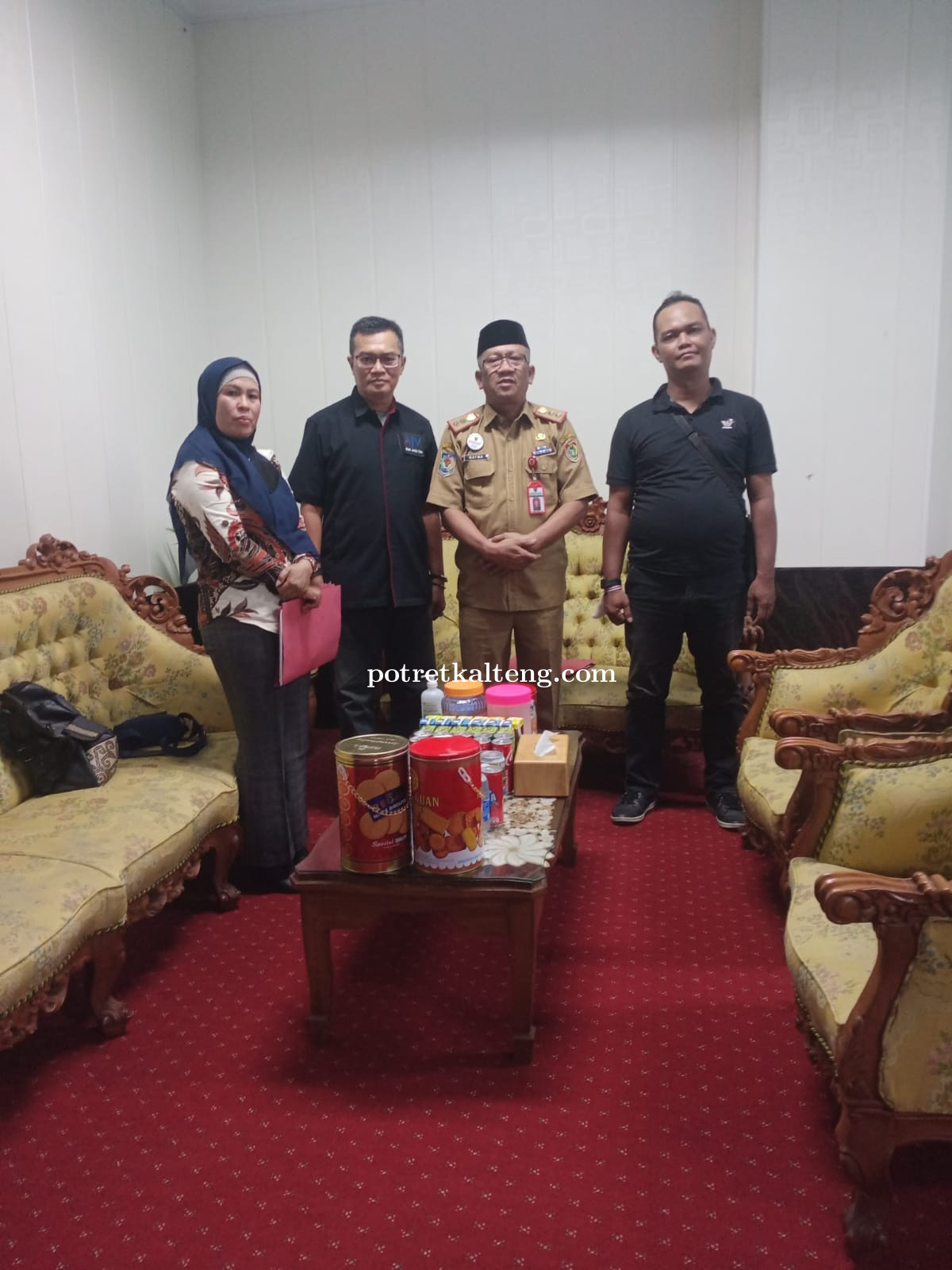 Pengurus DPW AJV Kalteng Bertemu Asisten Bidang Pemerintahan Dan Kesejahteraan Rakyat