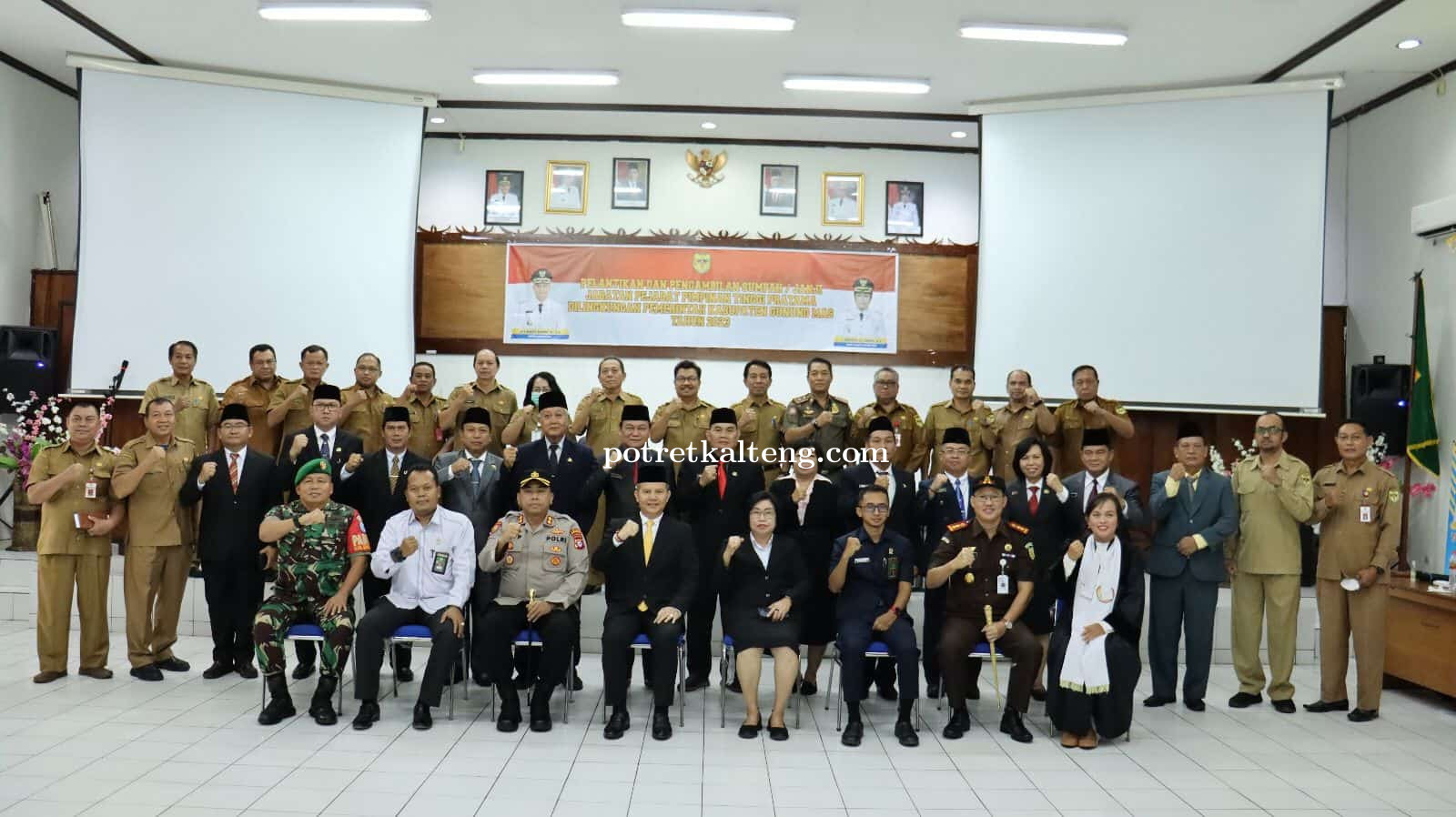 Lantik 11 Pejabat Tinggi Baru, Jaya : Berkerja Lebih Baik Demi Terwujudnya Visi Gunung Mas