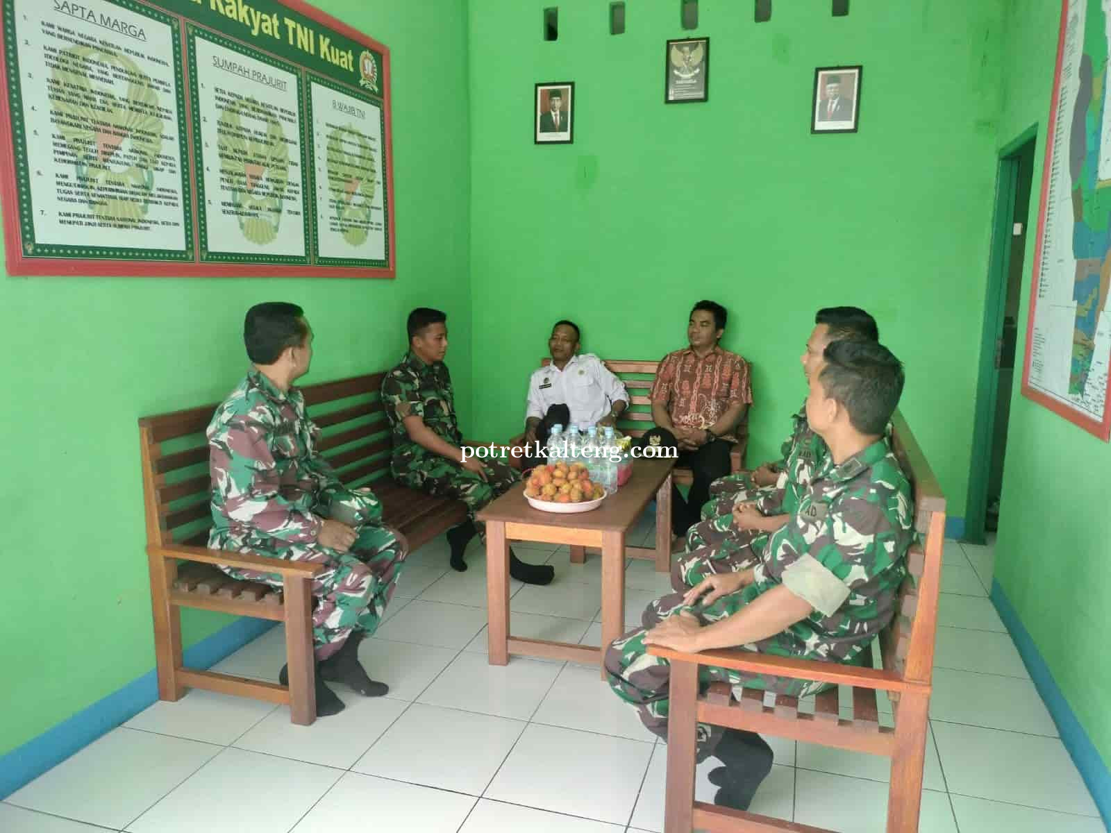 Kunjungi Koramil Wilayah Kabupaten Kapuas, Dandim : TNI Harus Netral !