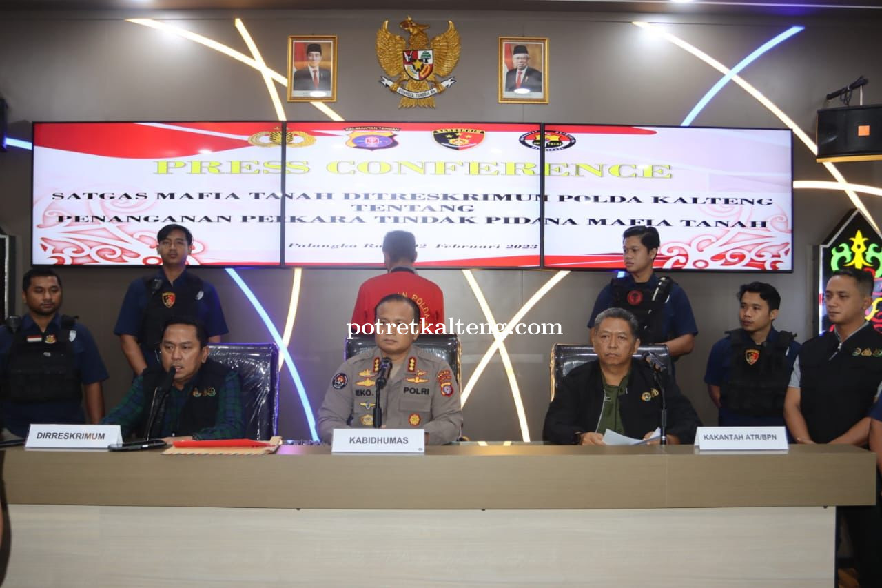 Polda Kalteng Ungkap Kasus Mafia Tanah Menggunakan Dasar Surat Veklaring di Hiu Putih