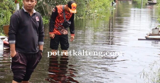 Curah Hujan Tinggi, Debit Air DAS Kahayan Mulai Meninggi