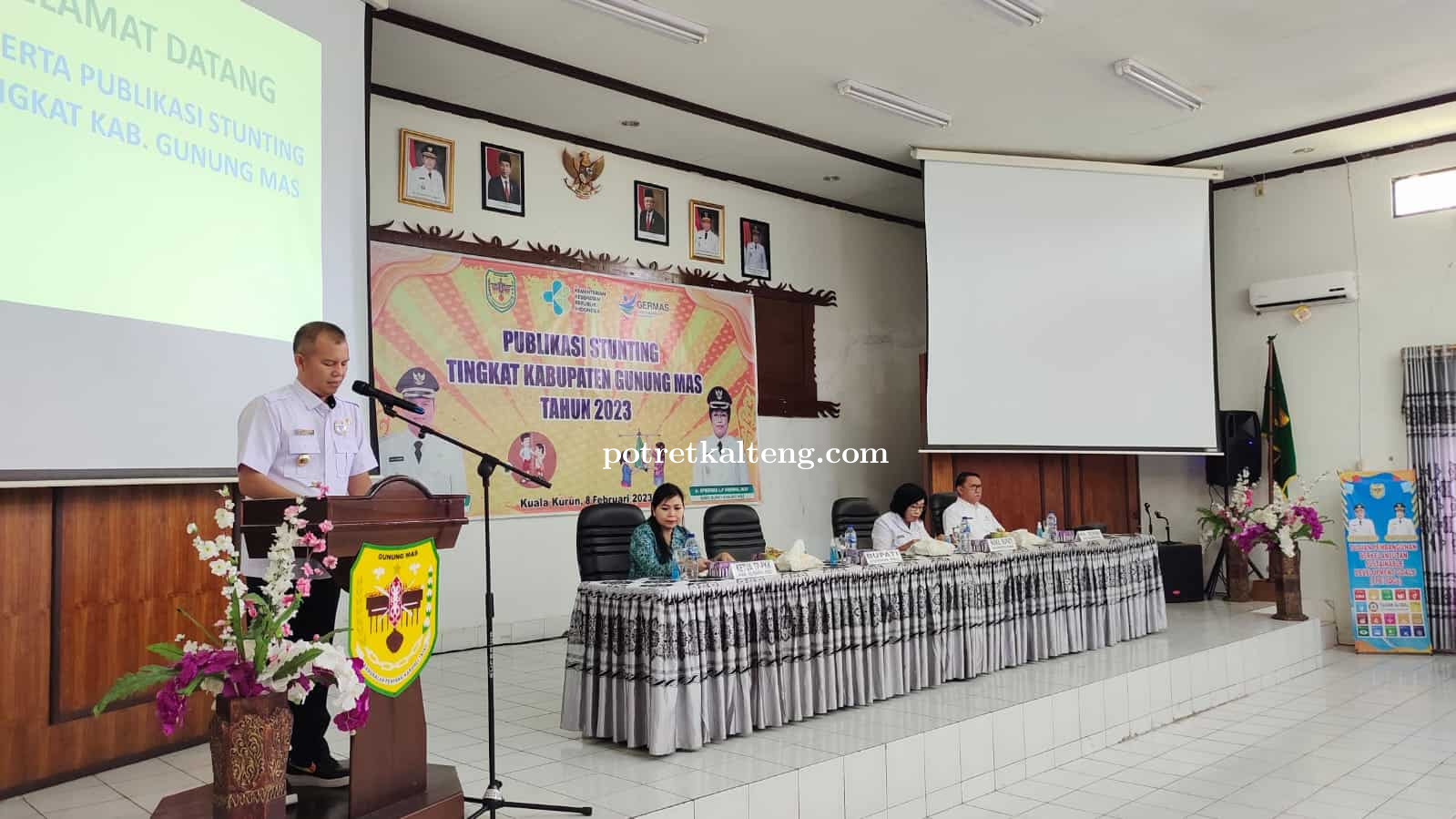 Bupati Gumas Ajak Masyarakat dan Lintas Sektor Menyelesaikan Masalah Stunting.