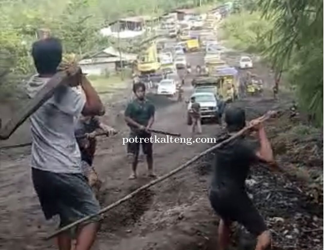 Viral Video Perkelahian Akibat Kemacetan di Trans Kurun-Palangka Raya