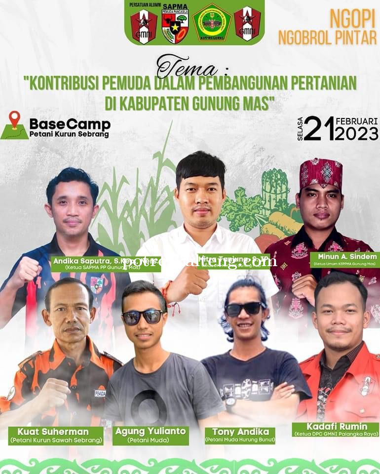 Para Petani Muda Milenial Gumas Adakan Diskusi Terkait Peran Pemuda Dalam Pembangunan Pertanian