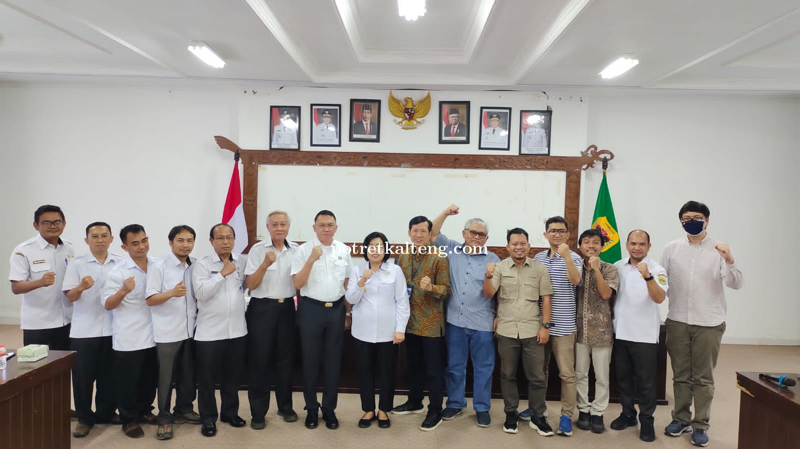 Pemkab Gumas Laksanakan Rapat Bersama WWF Terkait Pendanaan Berbasis Lingkungan 