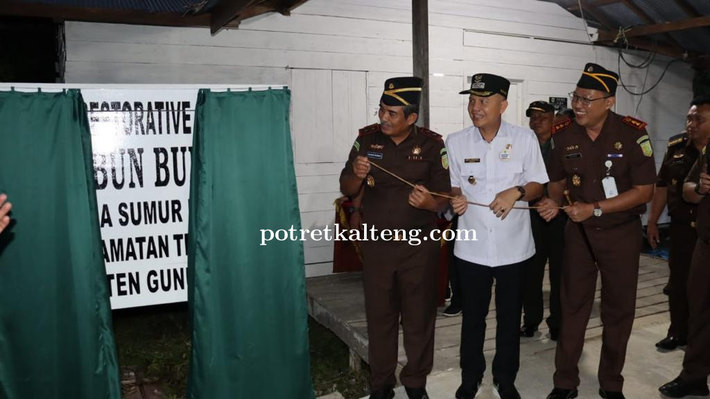 Rumah Restorative Justice Tambun Bungai Gumas Sah Diresmikan Kajati Kalteng