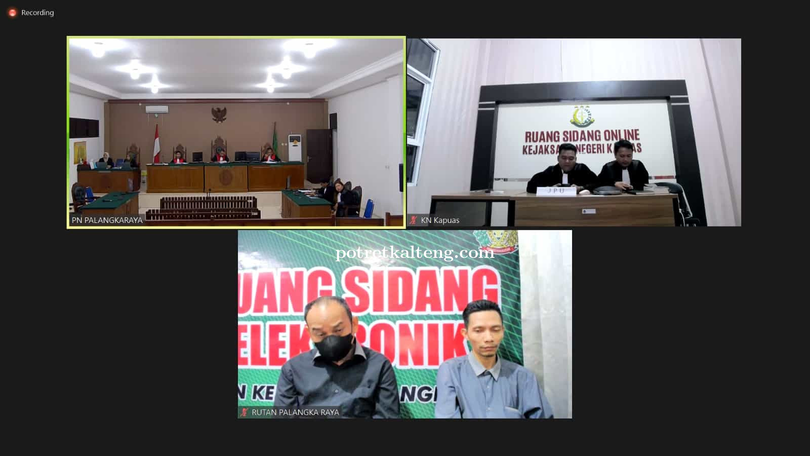 Komisioner KPU dan Sekretaris KPU Kab. Kapuas divonis Bersalah