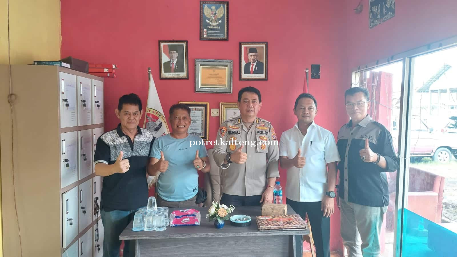 Ingin Selalu Dicintai Masyarakat,Ini Pesan Kombes Andreas Wayan Untuk LSR LPMT Kalteng.