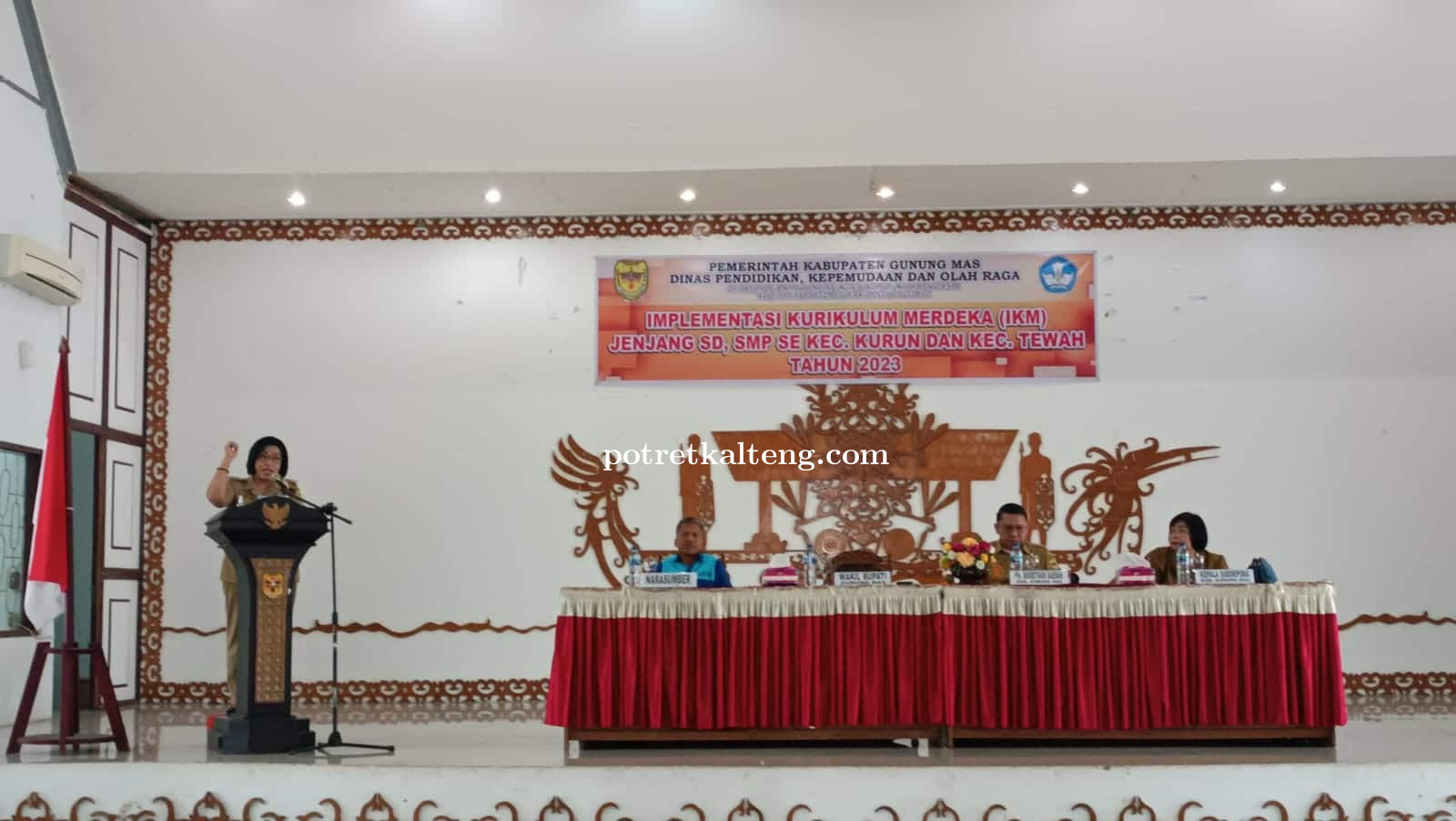 Disdikpora Gumas Gelar Sosialisasi Implementasi Kurikulum Merdeka