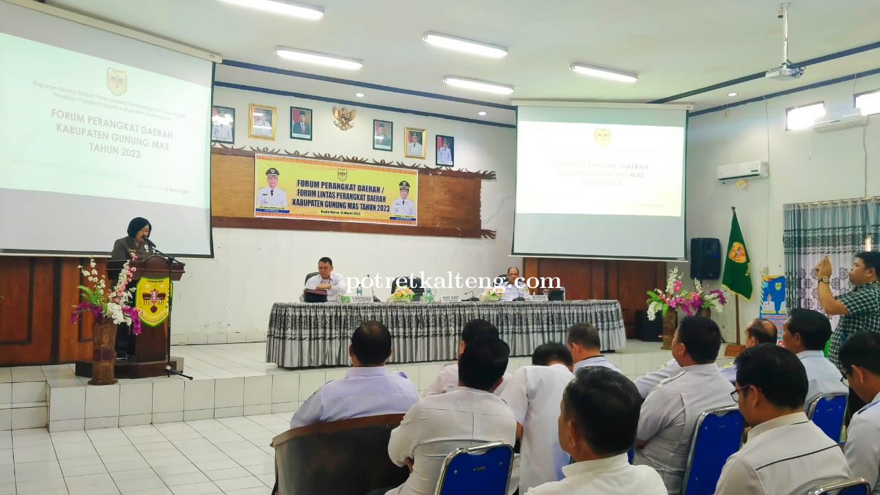 Tindak Lanjut Hasil Musrenbang, Pemda Gumas Adakan Forum Perangkat Daerah 
