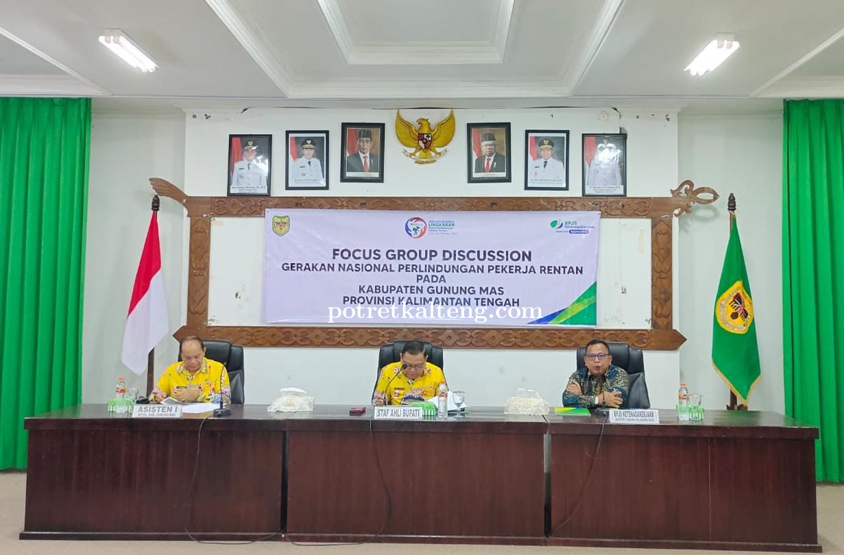 Pemkab Gumas Dukung Kepesertaan BPJS Ketenagakerjaan Perangkat Desa dan Pekerja Rentan