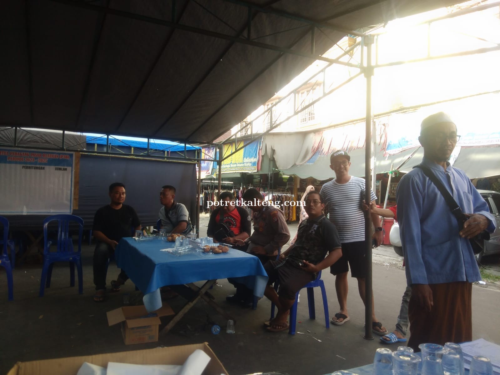 Pemilihan Ketua Kepala Pasar Blauran Dijaga Ketat Polisi