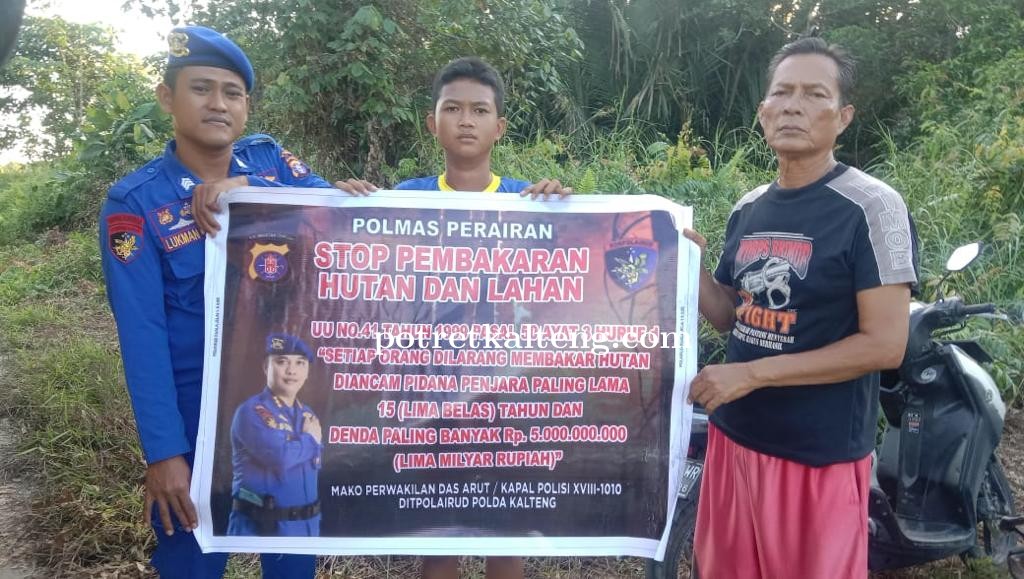 Rentan Kabut Asap, Ditpolairud Sosialisasikan Bahaya Karhutla Bagi Lingkungan Dan Kesehatan