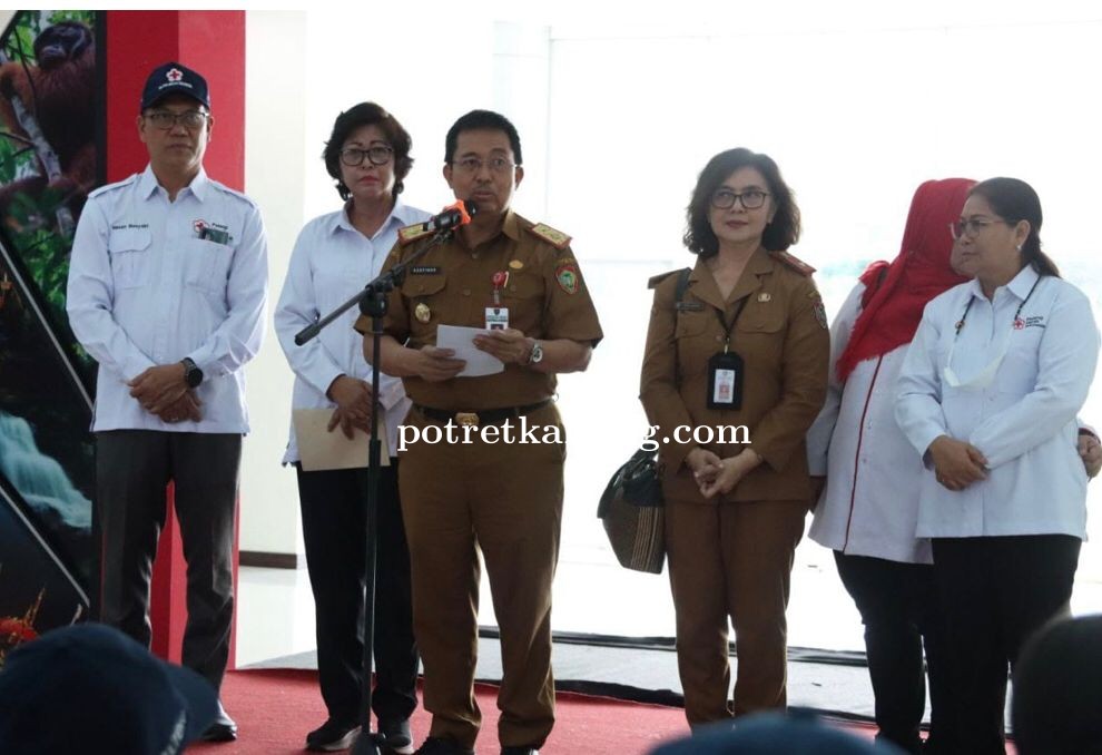 Asisten Pemkesra Pemprov Kalteng Jemput Kontingen Jumbara PMR Tingkat Nasional IX Tahun 2023