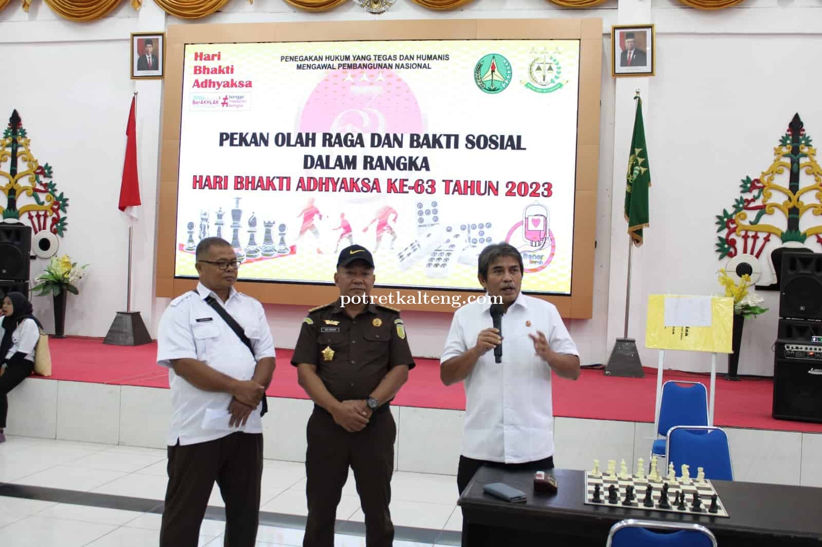 Jelang Hari Bhakti Ke-63 dan HUT IAD Ke-XXIII, Kejati Kalteng Gelar Pekan Olahraga