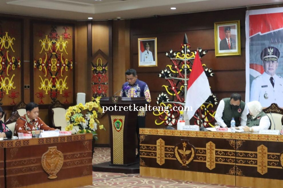 BPBPK Prov. Kalteng Gelar Rapat Evaluasi Teknis Penanganan Karhutla, dan Anggaran 2024