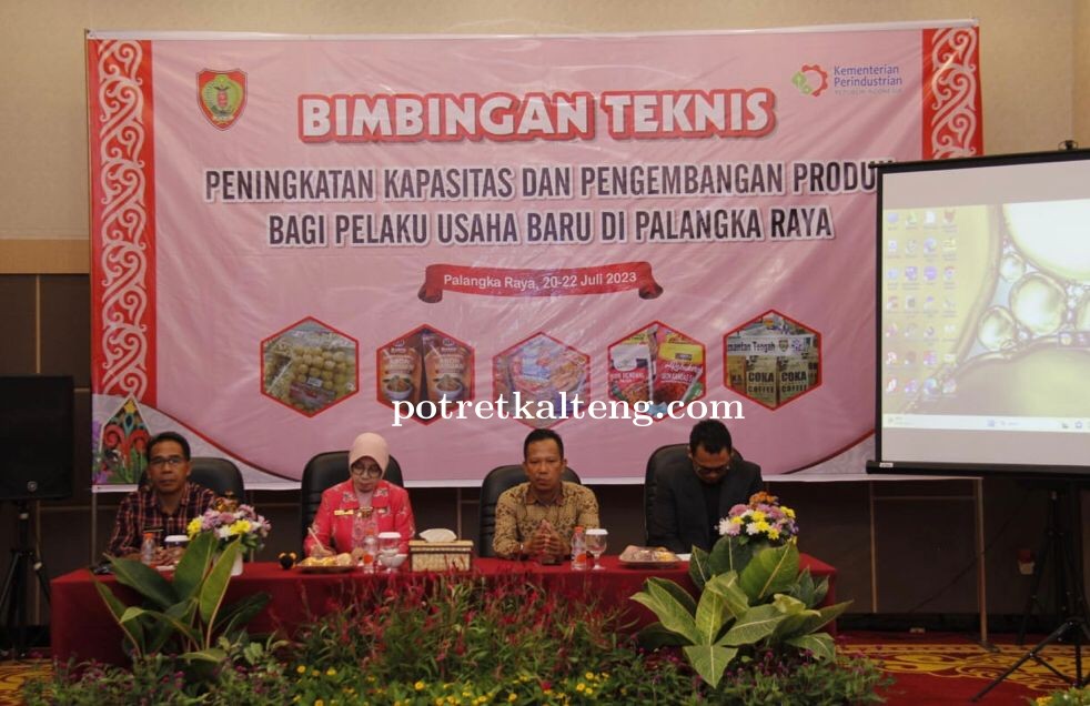 Tingkatkan Populasi WUB IKM, Disdagperin Provinsi Kalteng Gelar Bimtek Peningkatan Kapasitas