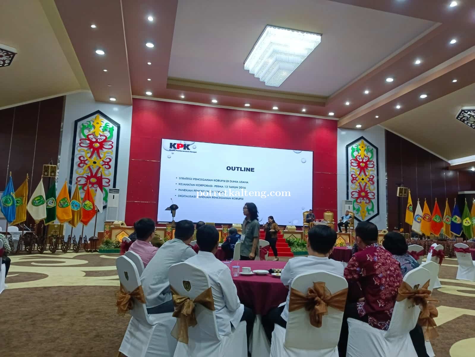 KPK Pimpin Bimtek Antikorupsi, HIPKA Kalteng Dukung Pencegahan Korupsi di Dunia Usaha