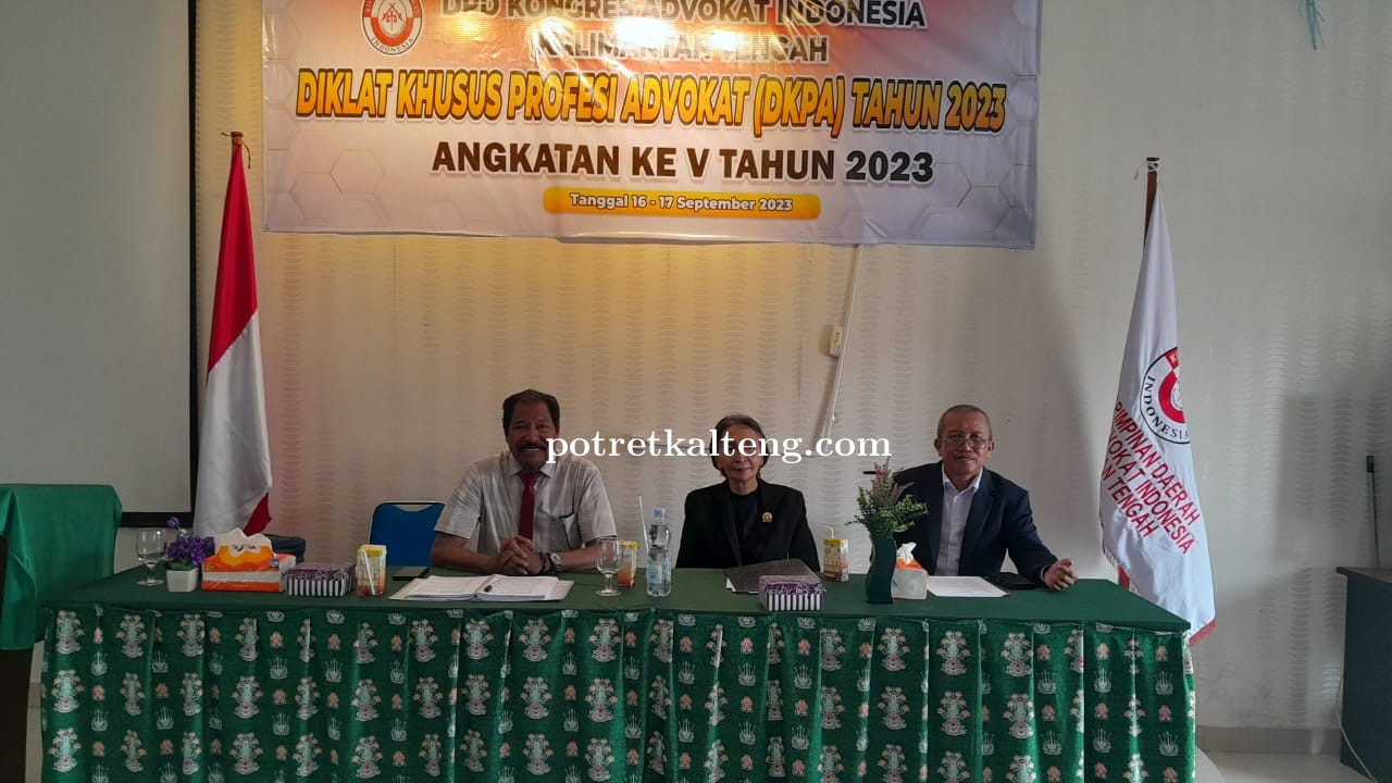 Ketua DPD KAI Kalteng Minta Calon Advokat Tidak Bermental PHP Namun Jadilah Pengacara Berkelas